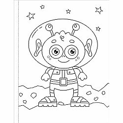 Solar System Coloring Book