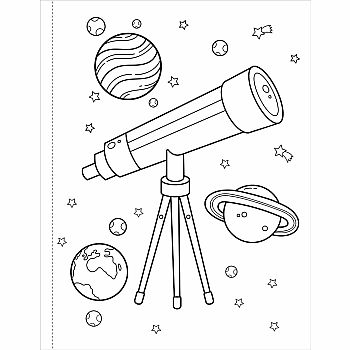 Solar System Coloring Book