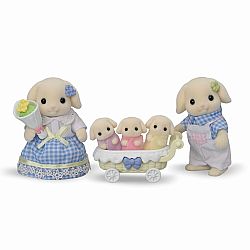 Calico Critter Flora Rabbit Family