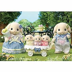 Calico Critter Flora Rabbit Family