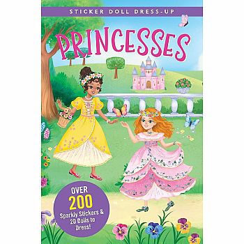 Princesses Sticker Doll Dress-Up Book