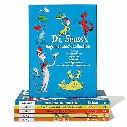 Dr. Seuss's Beginner Book Boxed Set Collection: The Cat in the Hat; One Fish Two Fish Red Fish Blue Fish; Green Eggs and Ham; H