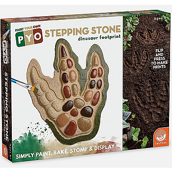 Paint Your Own Stepping Stone: Dinosaur Footprint