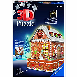 Ravensburger "Gingerbread House; Night Edition" (216 pc 3D Puzzle)