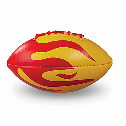 Yellow/Red Flames, Soft Football