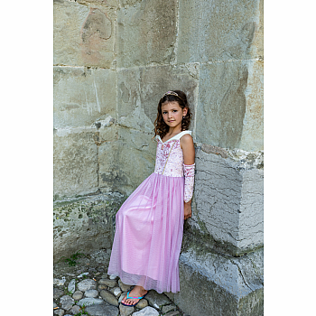 Velvety Soft Sleeping Sweetheart with Arm Warmers (Size 5-6)	