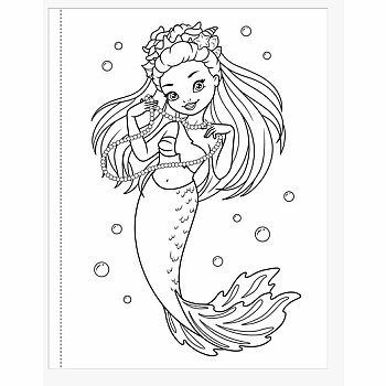 Mermaids Coloring Book