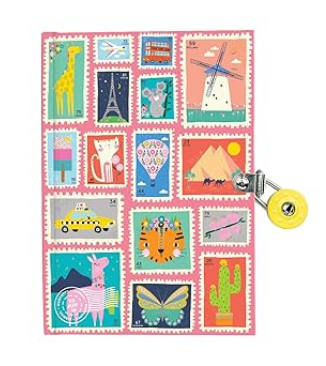 Hello Around World Locked Diary