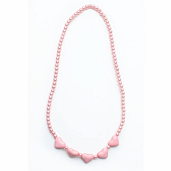 Heart Necklace, Pink