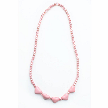 Heart Necklace, Pink
