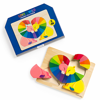 Love in the Wild Wooden Tray Puzzle