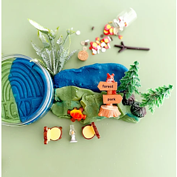 Sensory Play Dough Kit, Camping