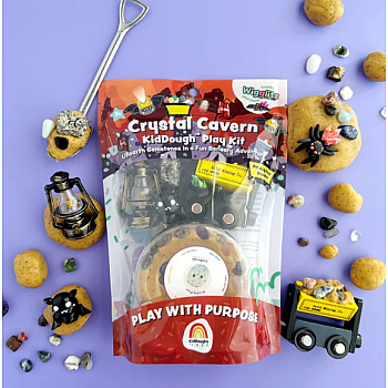 Sensory Play Dough Kit, Crystal Cavern Mine 
