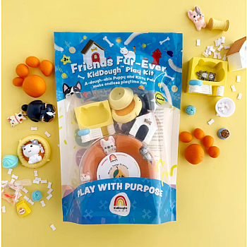 Sensory Play Dough Kit, Friends Fur-Ever