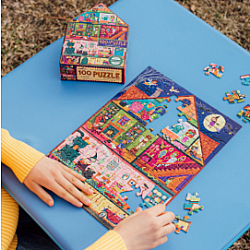 Eeboo "Haunted House" (100 pc Puzzle)