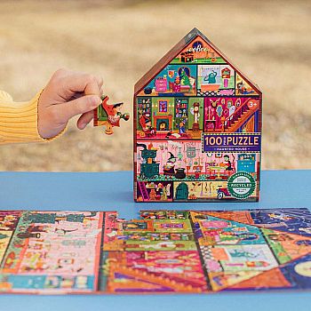 Eeboo "Haunted House" (100 pc Puzzle)