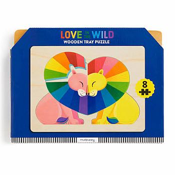 Love in the Wild Wooden Tray Puzzle