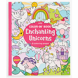 Color-In' Book, Enchanting Unicorn